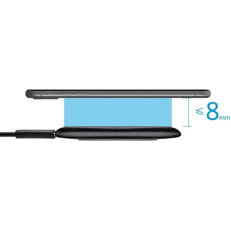 SIIG Premium Wireless Smartphone Charger Pad - Brown - 5 V DC, 9 V DC Input - Input connectors: USB