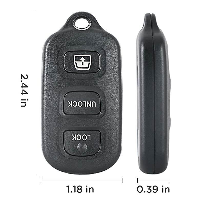 Toyota Key Fob Cover Toyota 4Runner Sequoia Key Fob Cover Case Shell Replacement