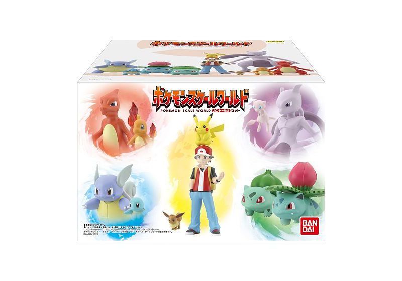 Bandai Gashapon Pokemon Scale World Kanto Mini Figure Complete Full Set