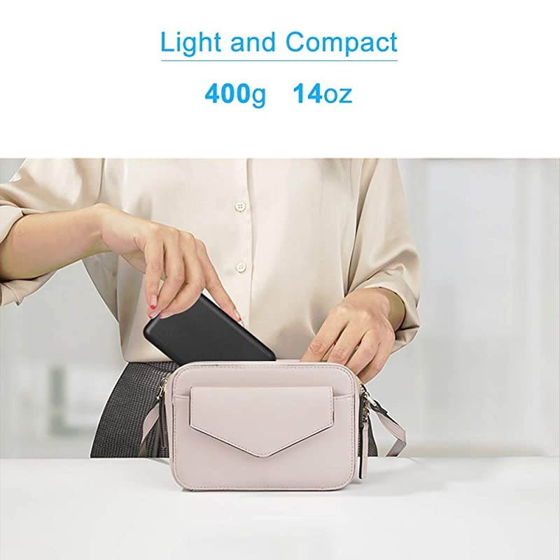 Portable Charger Power Bank 16000mAh Whit QC 30 18W PD USBC Input HighSpeed Charging Technology Phone Charger for iPhoneSamsungTablets etc