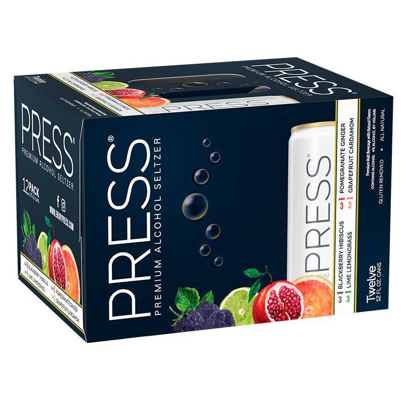 Press Premium Alcohol Seltzer Variety Pack - 12pk/12 fl oz Cans