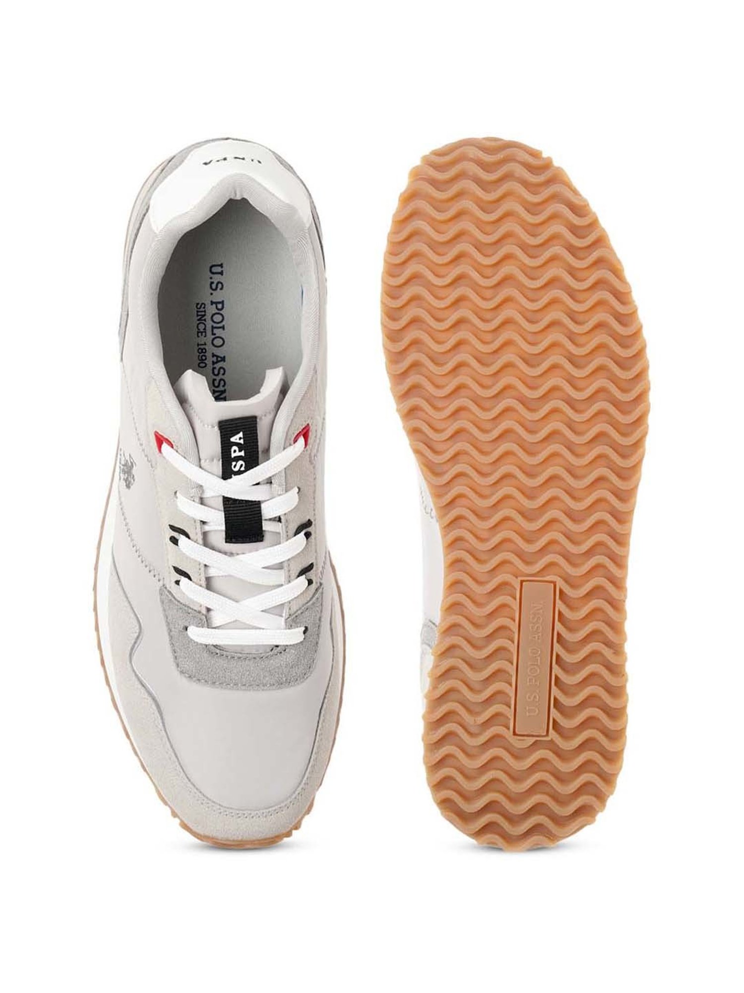 U.S. Polo Assn. Men's Grey Casual Sneakers