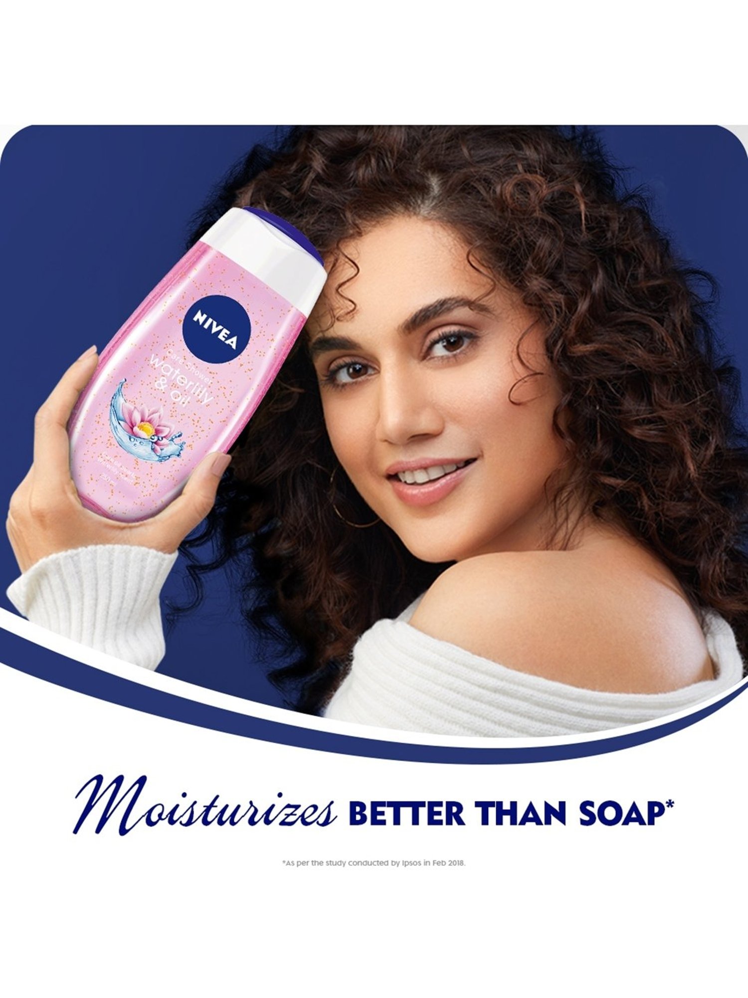 Nivea Waterlily & Oil Shower Gel & Body Wash - 250 ml