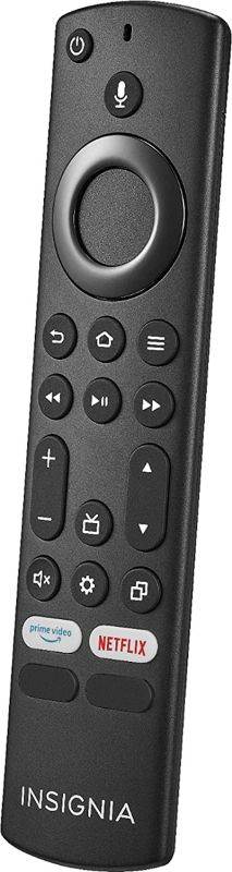 Insignia - Fire TV Replacement Remote for Insignia and Toshiba - Black
