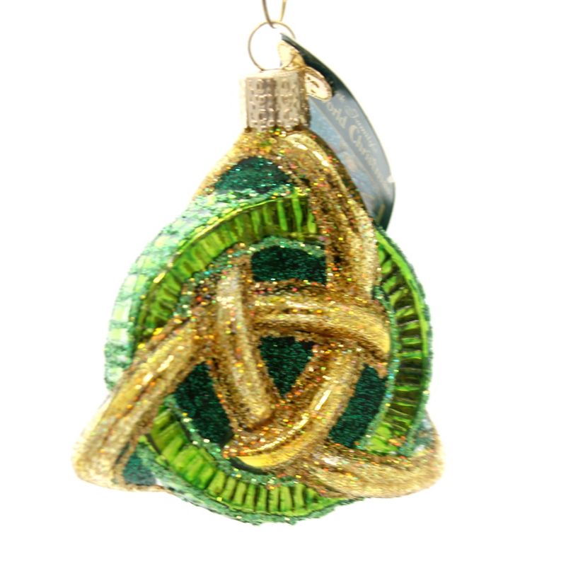 Old World Christmas 3.25" Trinity Knot St Patricks Celtic  -  Tree Ornaments