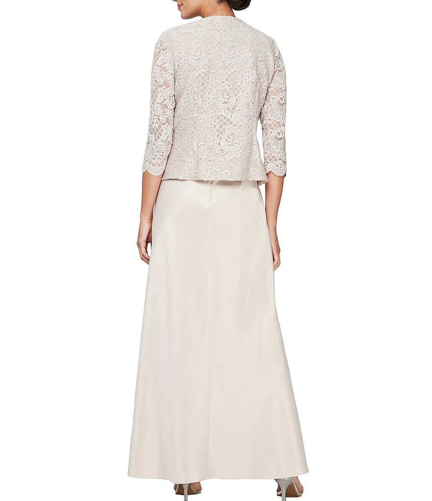 Alex Evenings Stretch Velvet Long Sleeve Ruched Beaded Accent Collar Boat Neck Blouse