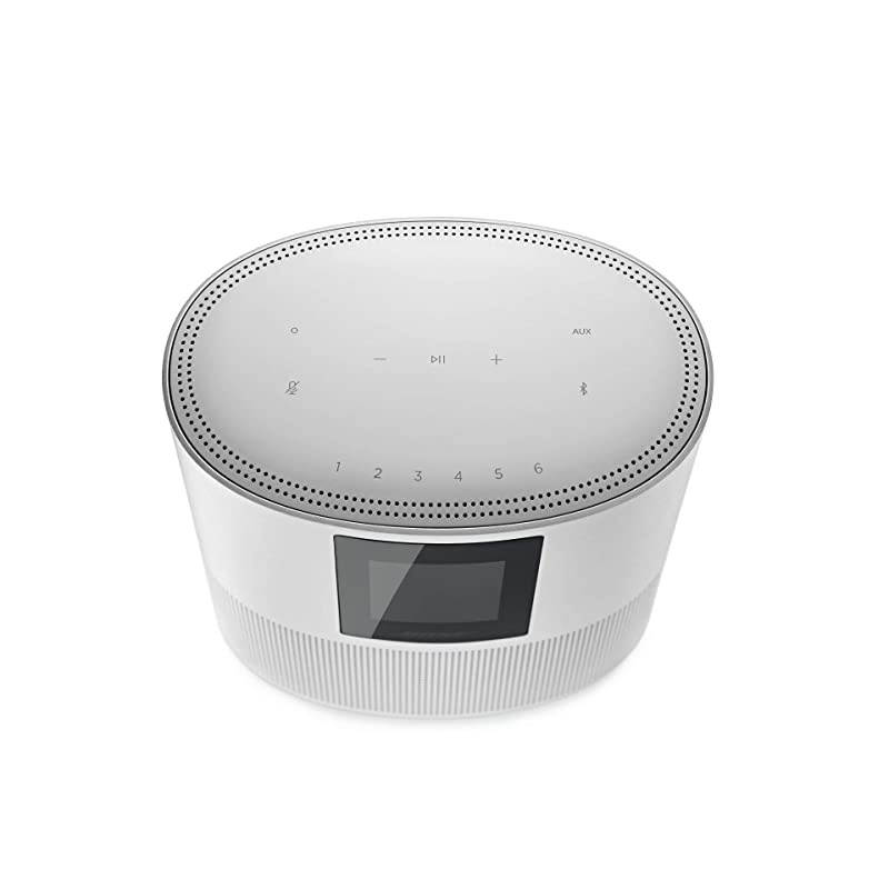 Home Speaker 500: Smart Bluetooth Speaker with Alexa Voice Control Built-in, Silver