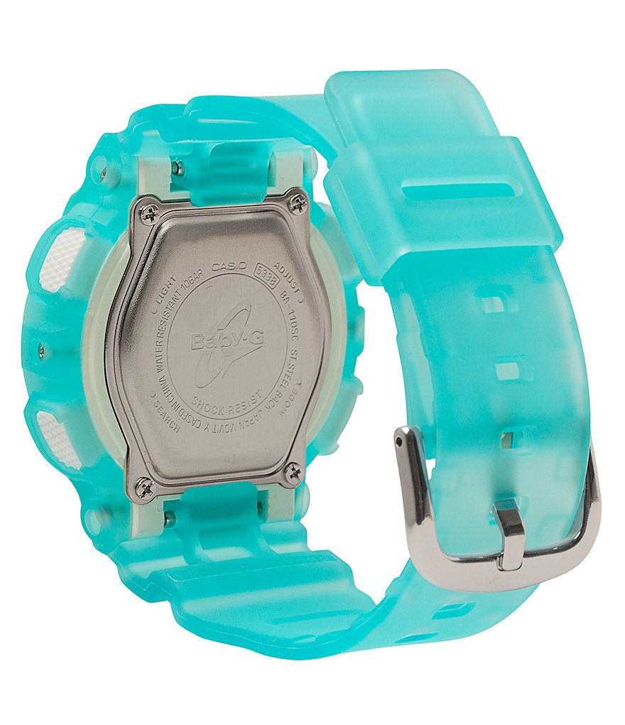 G-Shock Baby G Ana Digi Blue Skeleton Shock Resistant Watch