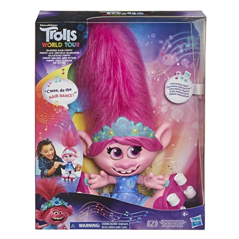 Trolls Dancing Hair Poppy