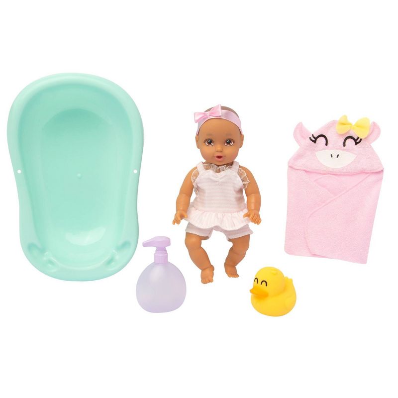 Perfectly Cute 8" My Lil' Baby Bath Set - Light Brown Eyes