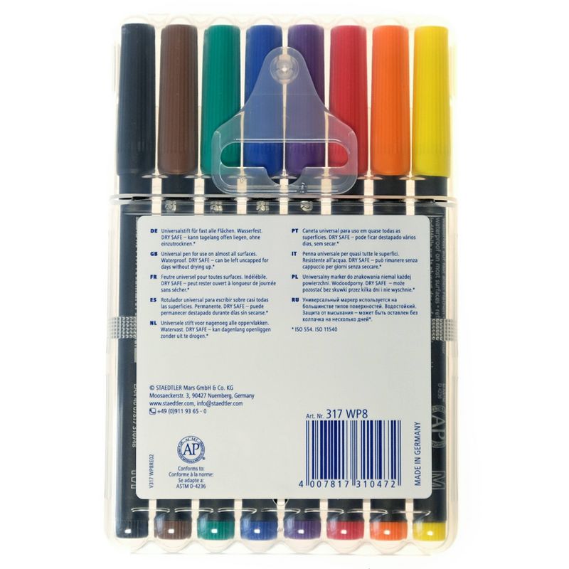 Lumocolor Permanent Markers 8ct - Staedtler