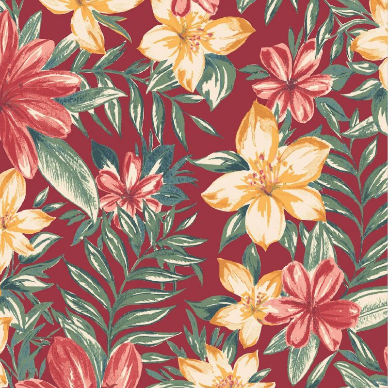 Arden Selections Outdoor Dining Chair Cushion Set Ruby Clarissa Tropical