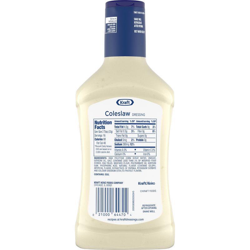 Kraft Coleslaw Dressing - 16fl oz