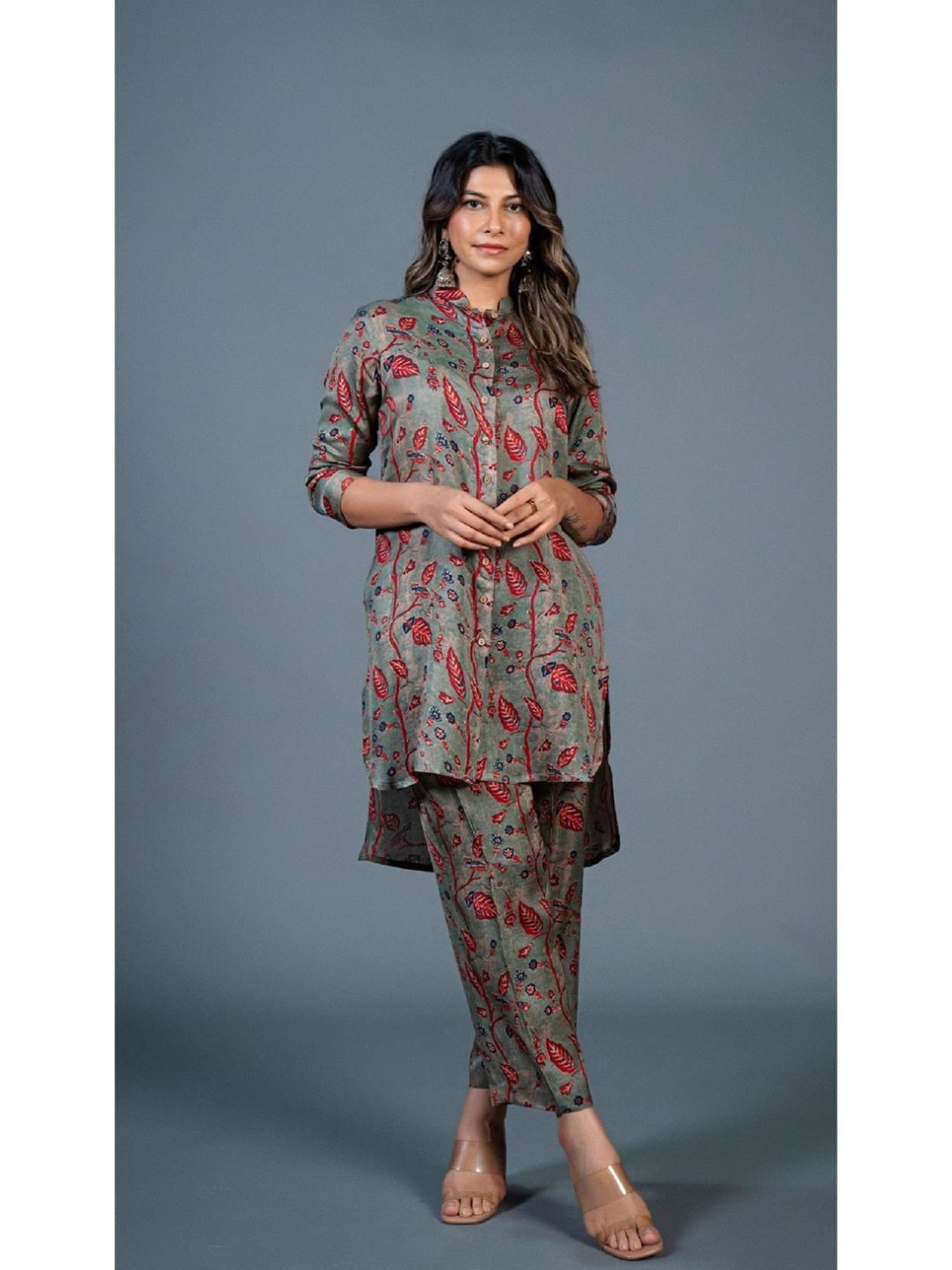 Eeshva India Grey Co-Ord Set