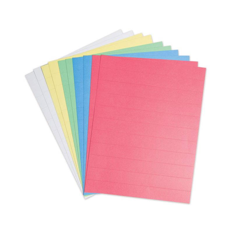 Data Card Replacement Sheet, 8.5 x 11 Sheets, Assorted, 10/Pack FM1614