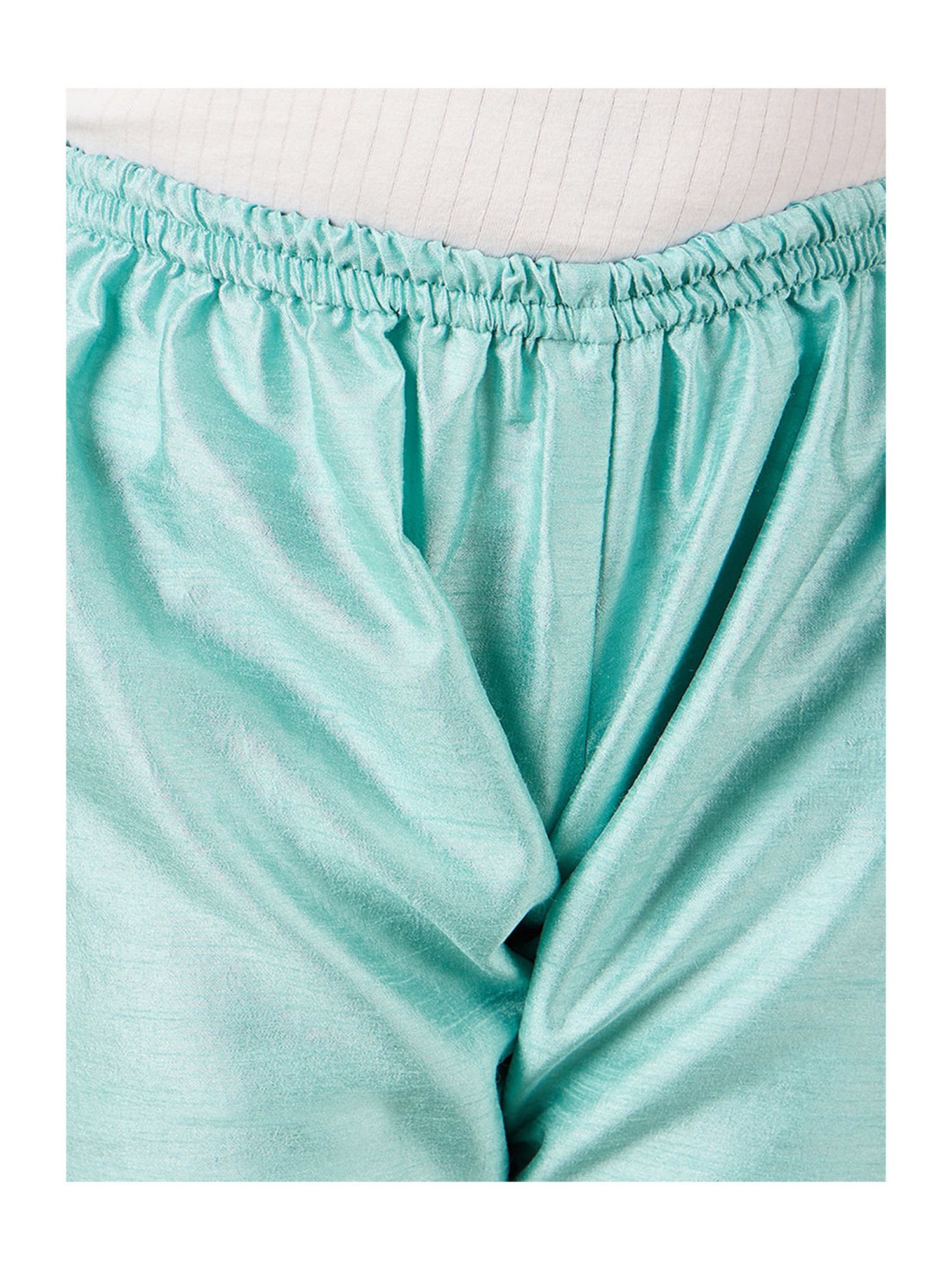 AJ Dezines Kids Beige Embellished Full Sleeves Kurta with Pyjamas