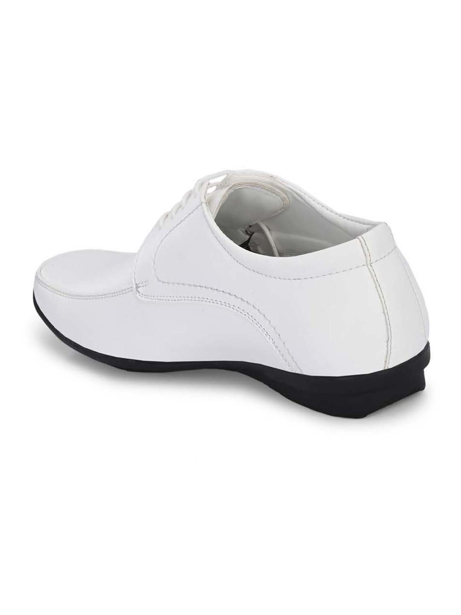 Eego Italy Men's White Derby Shoes