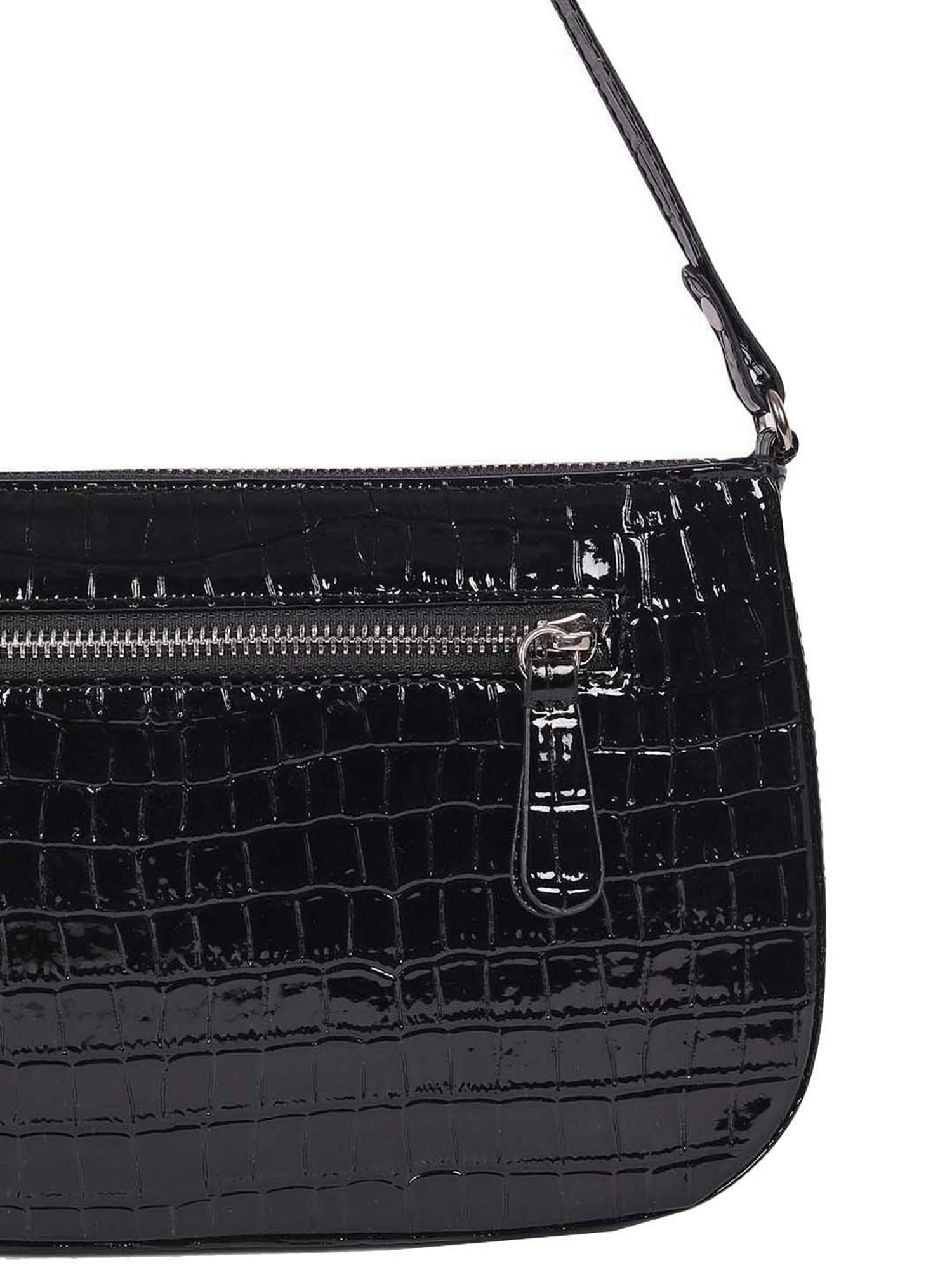 BELWABA Black Textured Small Shoulder Bag