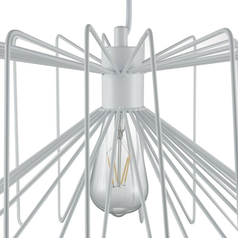 10" Ferdin Pendant Light White - Aiden Lane