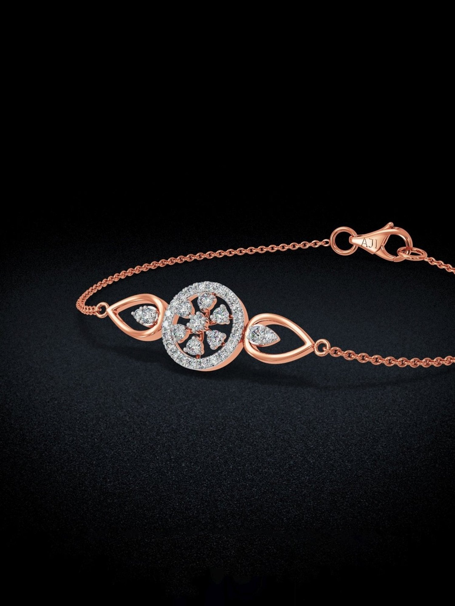 Joyalukkas 18k Gold Glistenize Inspired Diamond Bracelet