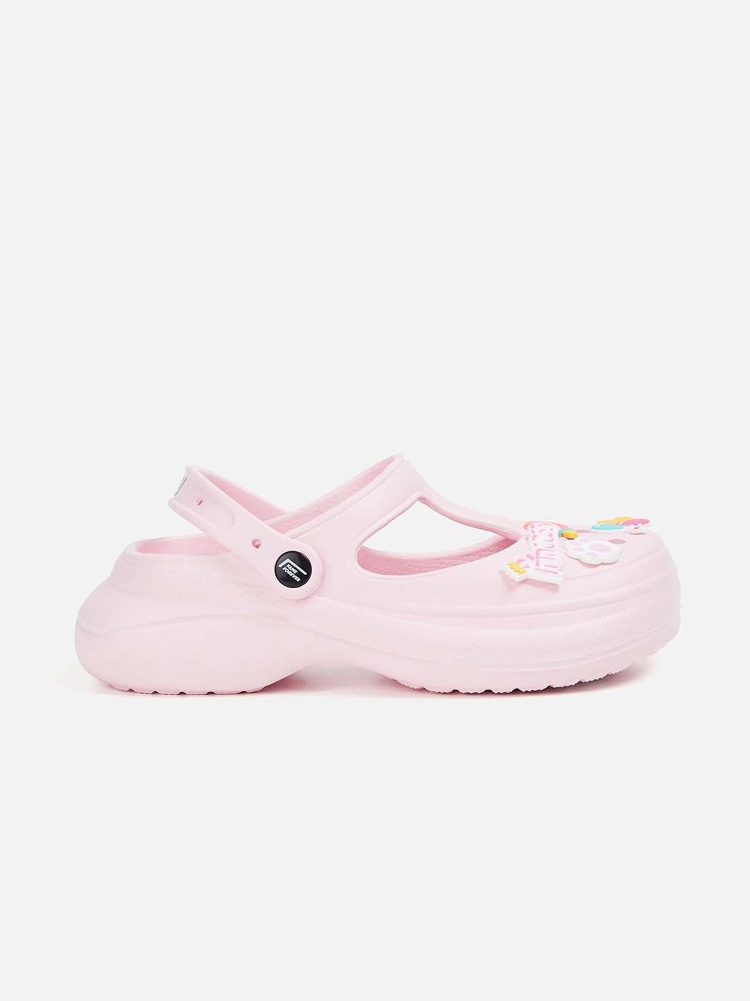 Passion Petals Kids Pink Sling Back Clogs