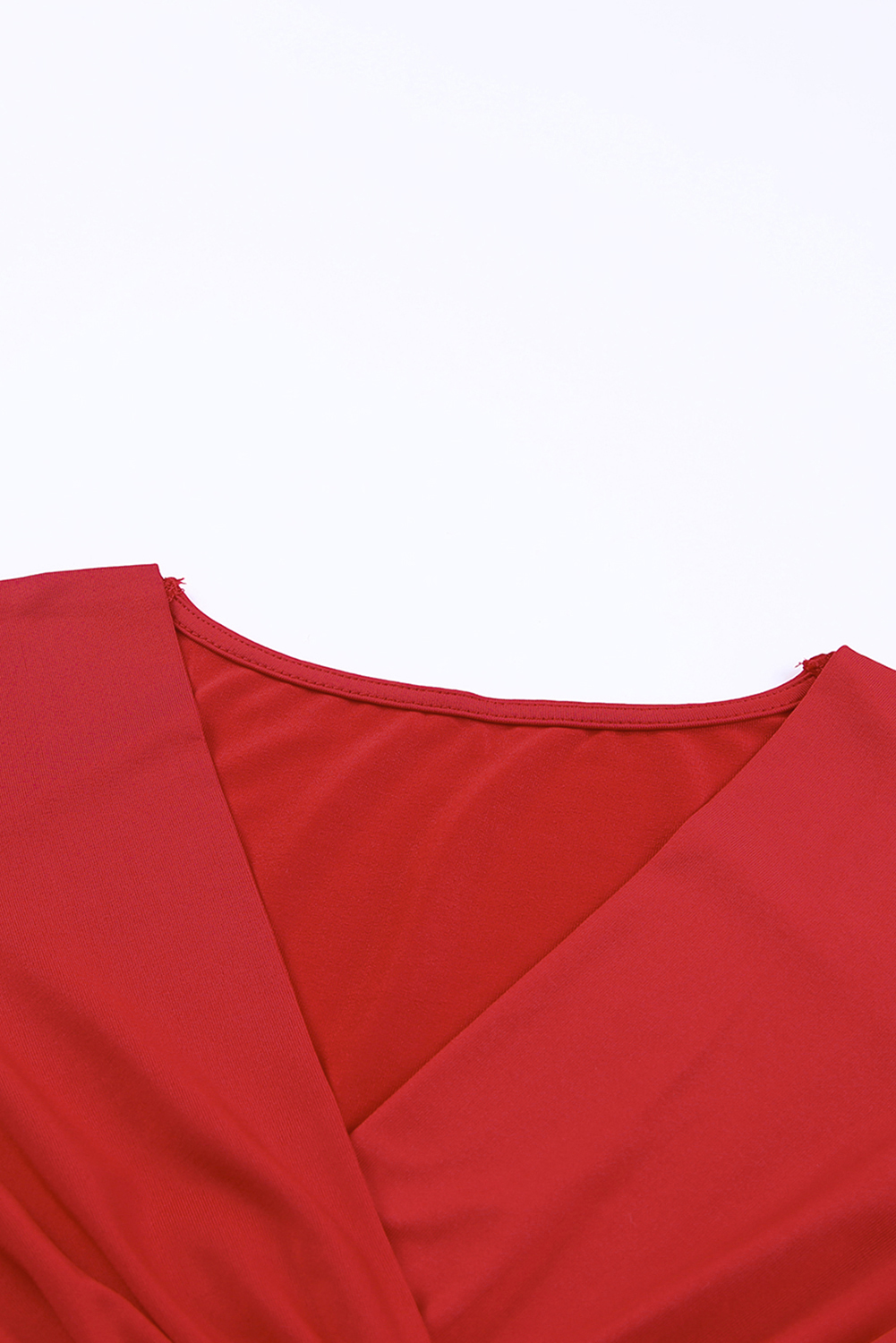 Multicolour Floral Print Split Neck Midi Dress