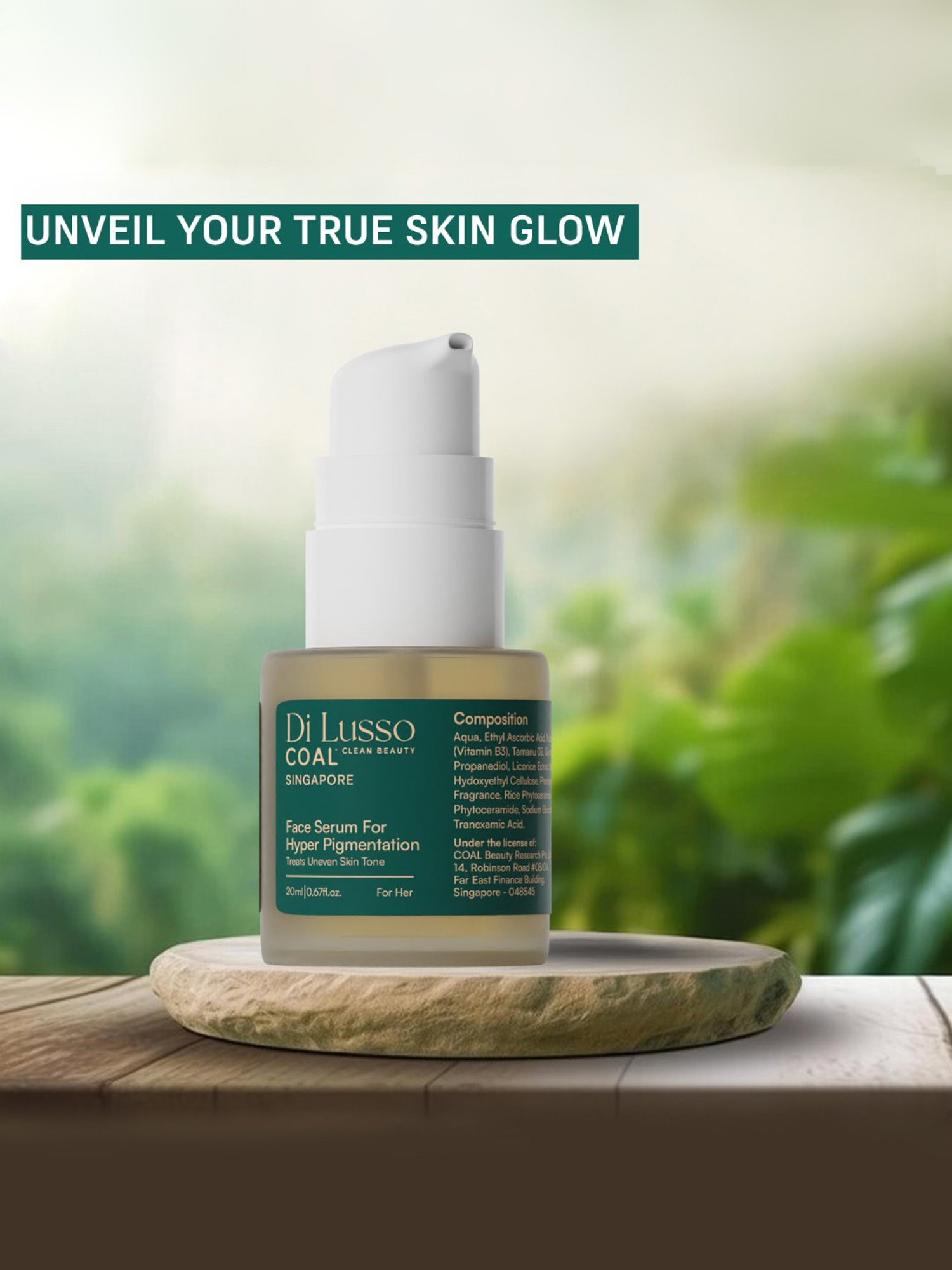 COAL Clean Beauty Hyper pigmentation Face Serum - 20 ml