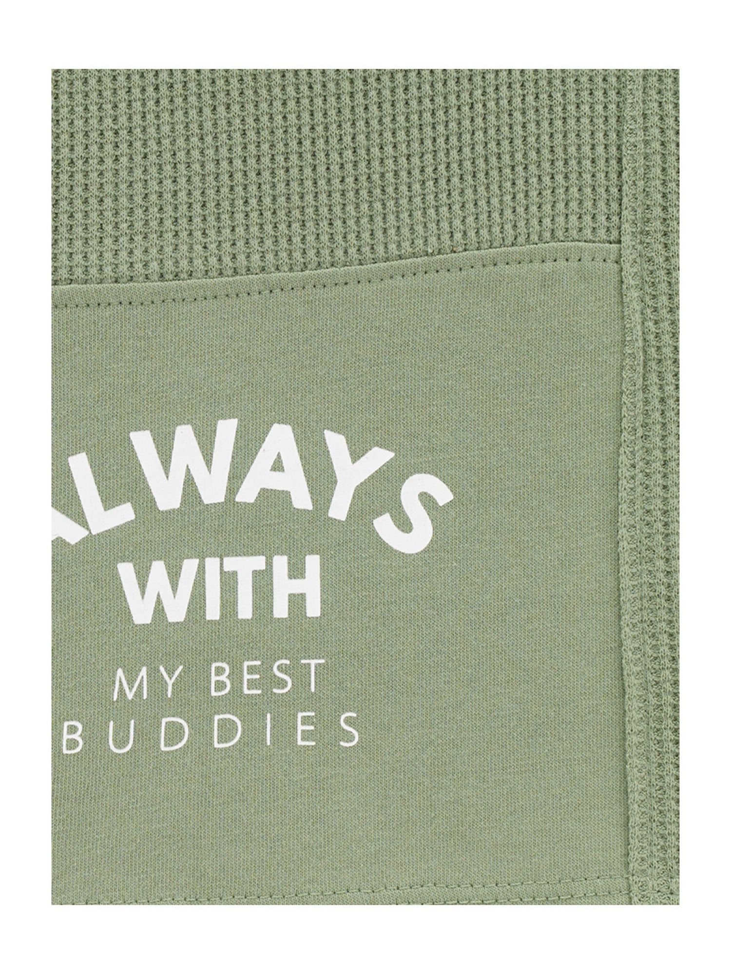 Ed-a-Mamma Boys Olive Graphic Print T-Shirt