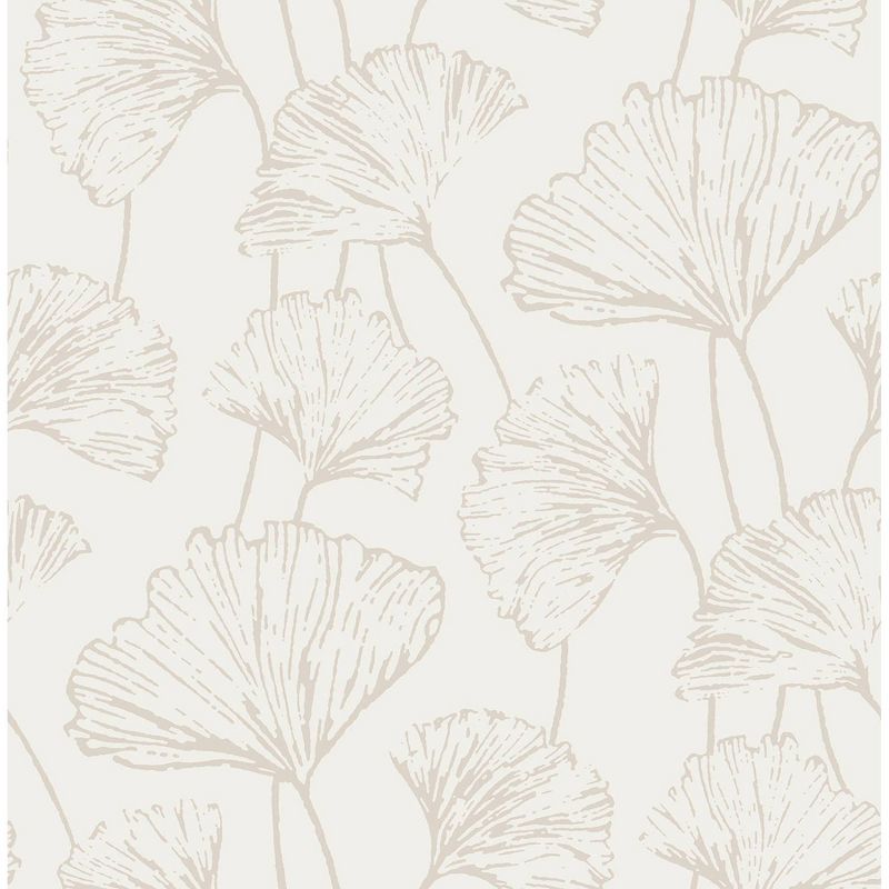 NuWallpaper Hikarigaoka Peel & Stick Wallpaper Silver