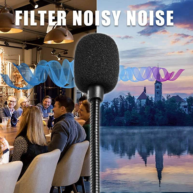 35MM PC Microphone Professional Recording Condenser Microphone Compatible with PC Laptop iPhone iPad SingingVoice RecordingYouTubeSkypeGaming35mm PC Microphone Plug and Play