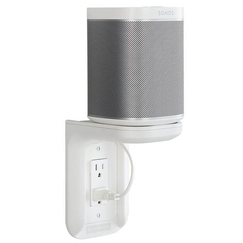 SANUS WSOS1-W1 Sonos / One / PLAY 1 and Boost Outlet Shelf White