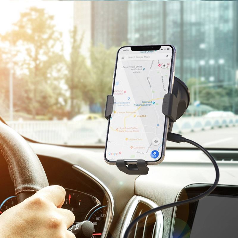 Bracketron Power Up Wireless Charging Gravity Dash/Window & Vent Mount - Black