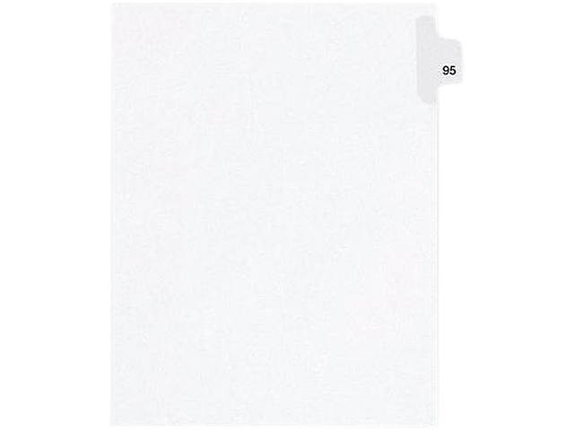 Kleer-Fax 90000 Series Numerical Side Tab Index Divider