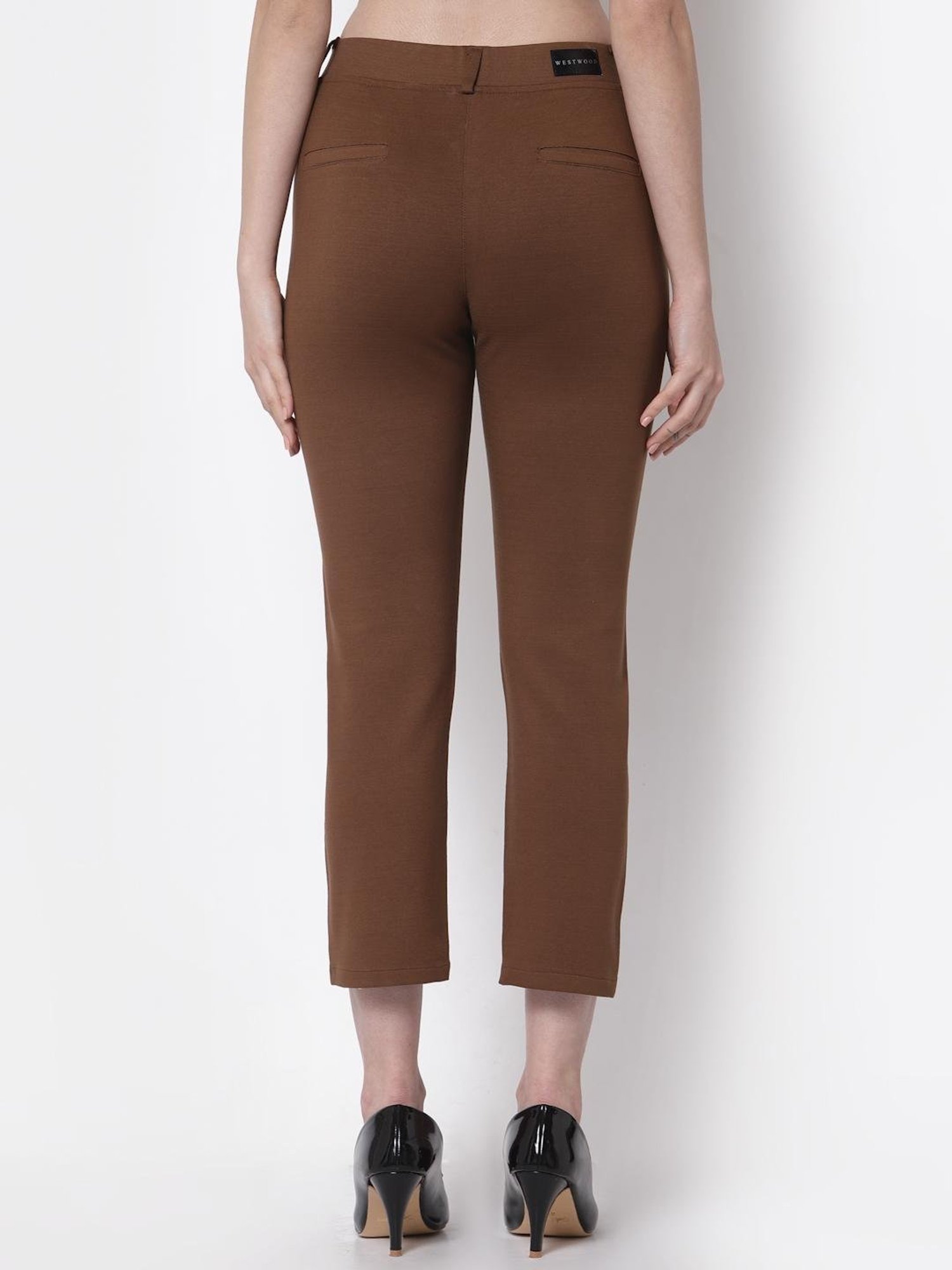 Westwood Brown Slim Fit Jeggings