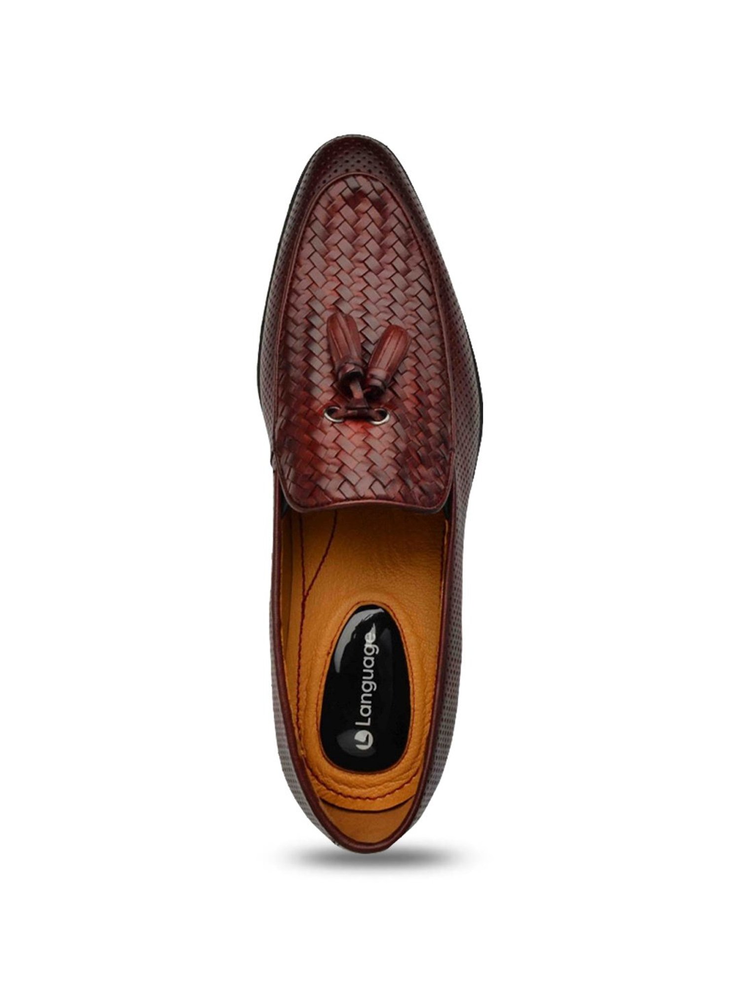 Language Shoes Men's Larry Wine Mocassins