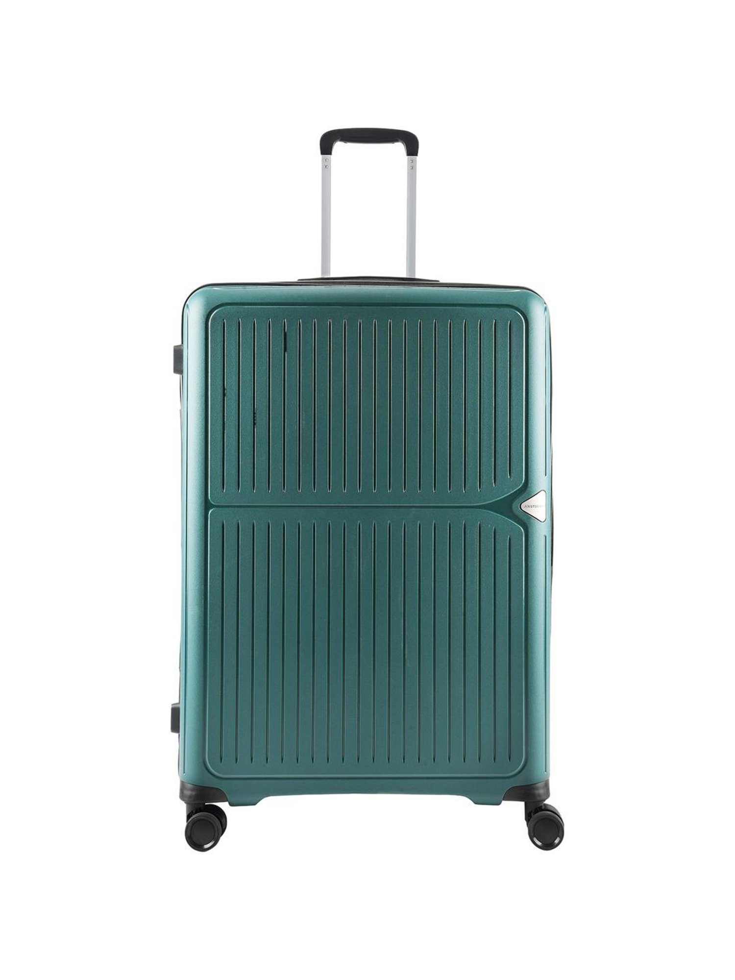 Aristocrat Green Textured Hard Large Trolley Bag - 33 cm