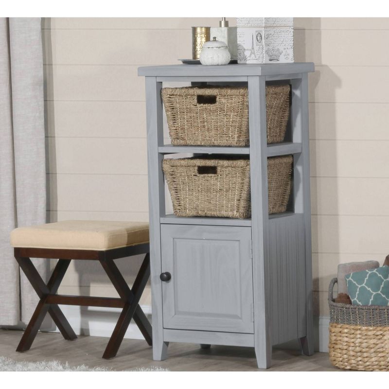 18.5" Morgan Backless Upholstered Wood Vanity Stool Golden Beige - Hillsdale Furniture