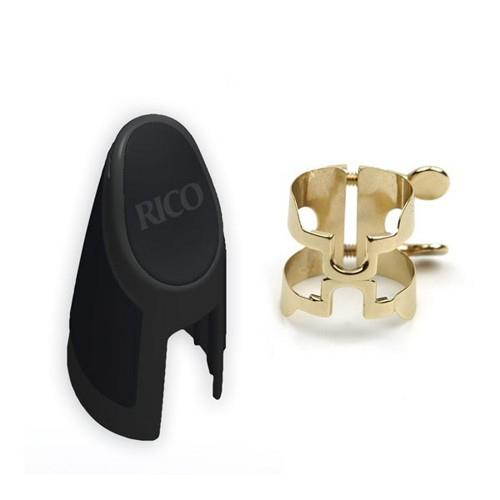 Rico "H" Ligature and Cap Set (Clarinet (Gold Finish))
