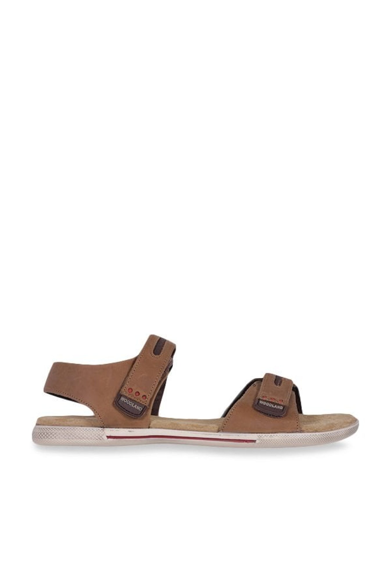 Woodland Men's Camel Floater Sandals