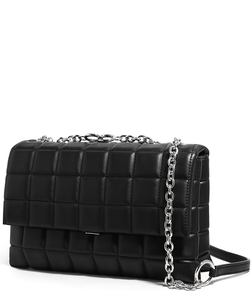 House of Want H.O.W. We Step Up Quilted Vegan Leather Shoulder Bag