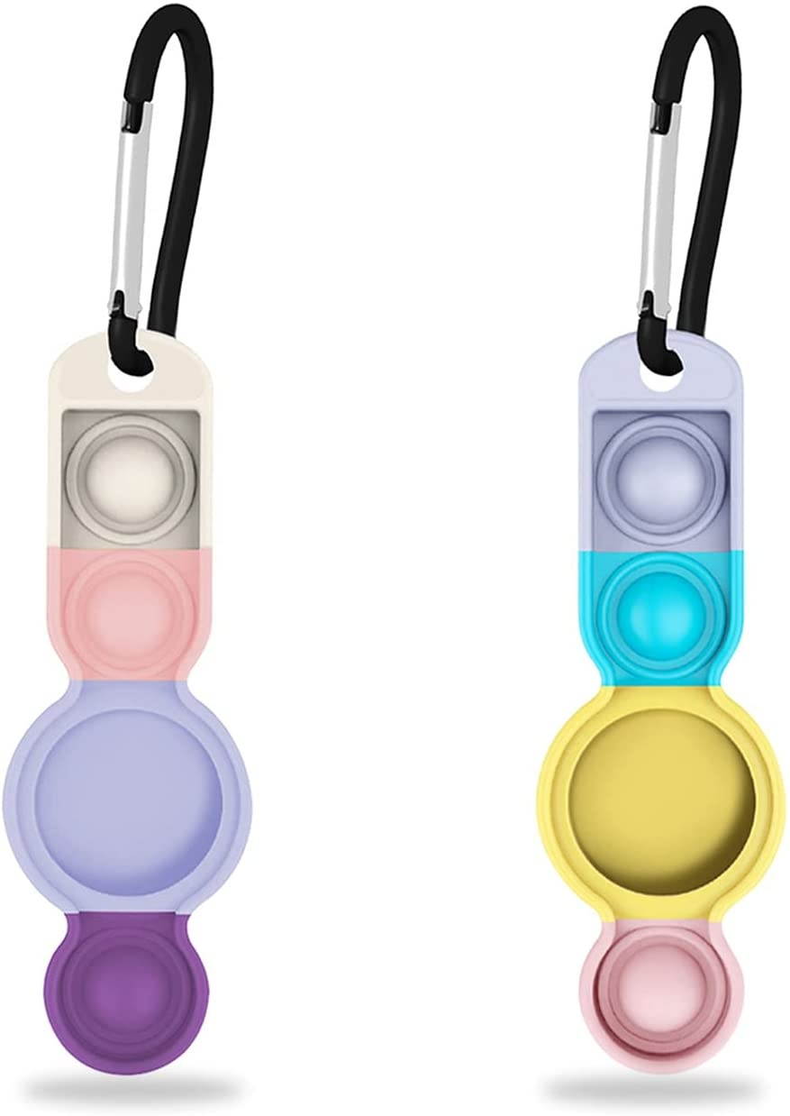 Protective Case for Airtags Finder Anti-Lost Case Compatible with Airtag for Keys, Backpacks, Wallet (Pop Fidget)