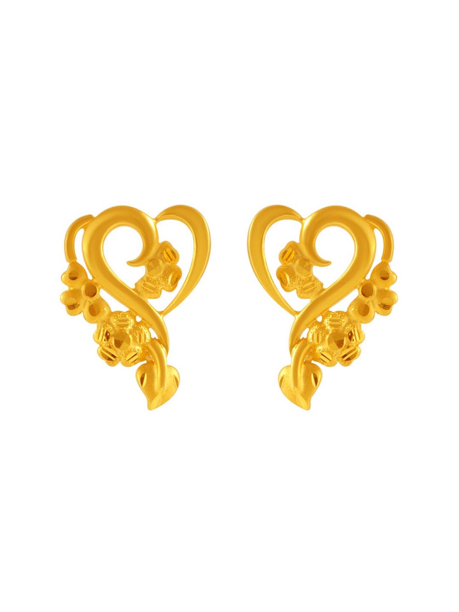 P.C. Chandra Jewellers 22 kt Gold Earrings