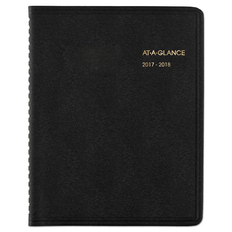 At-A-Glance Monthly Planner 8 3/4 x 6 7/8 Black 2019-2020 7012705