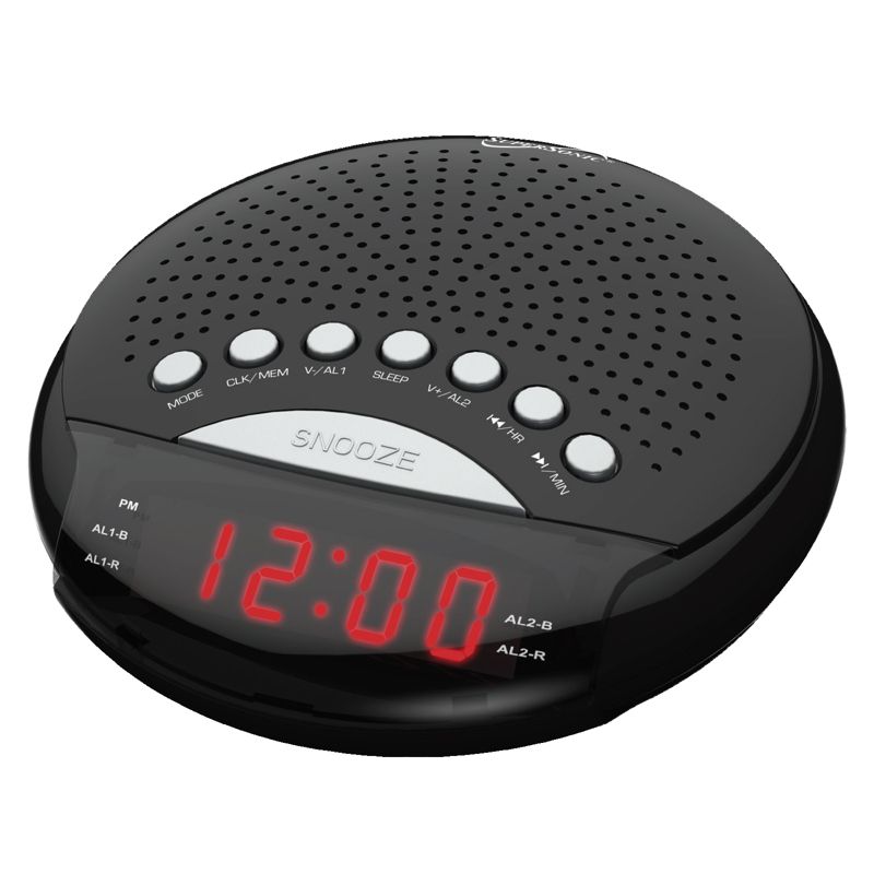 Supersonic Dual Alarm Clock Radio