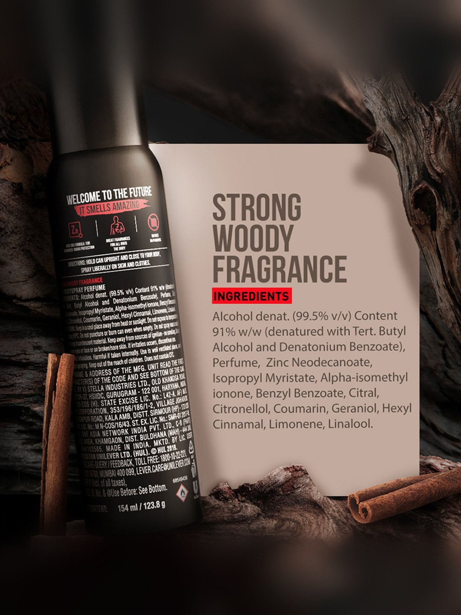 Axe Signature Intense Body Spray Deodorant - 154 ml