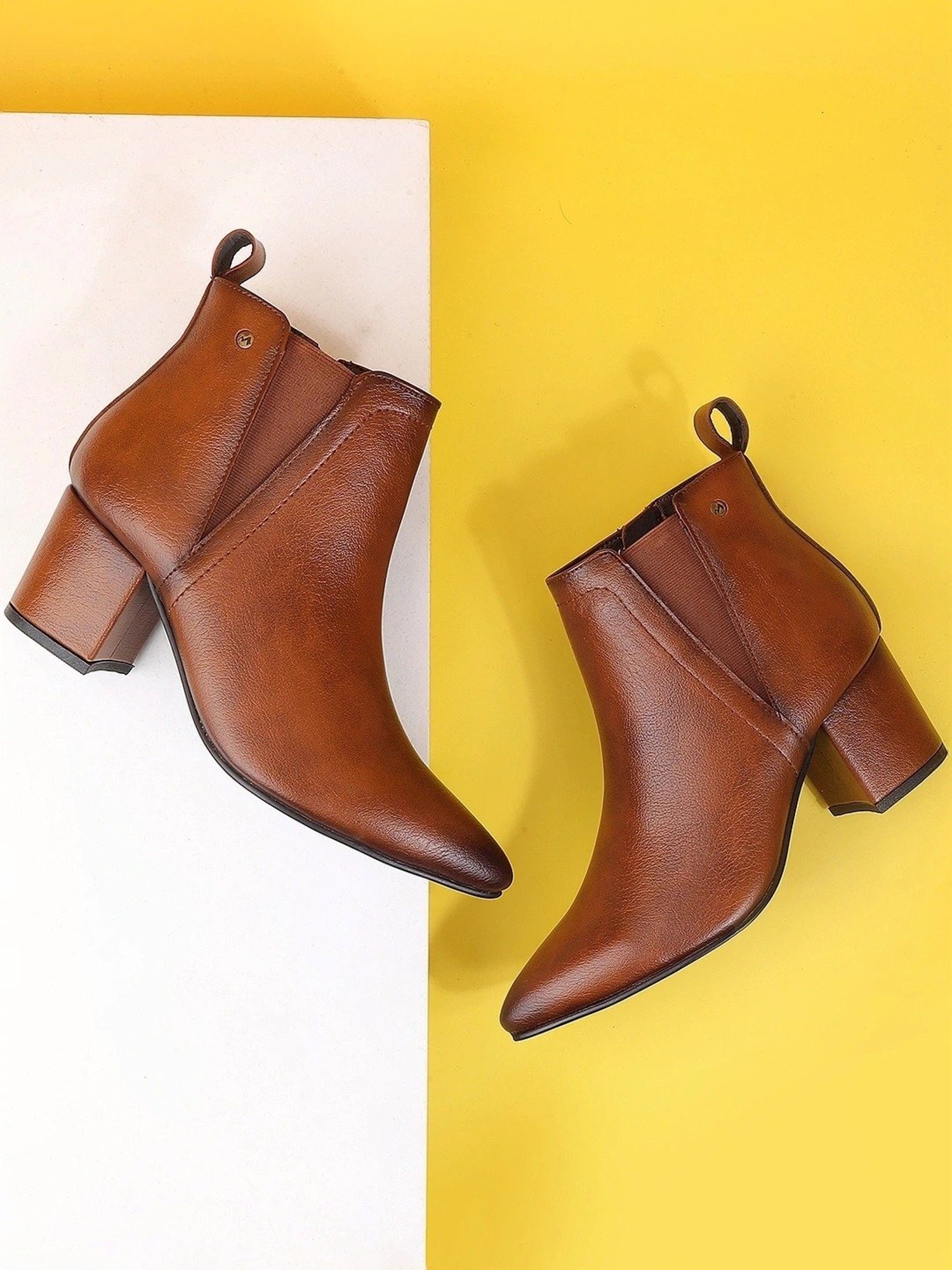 Bata Women's DEMI Brown Booties