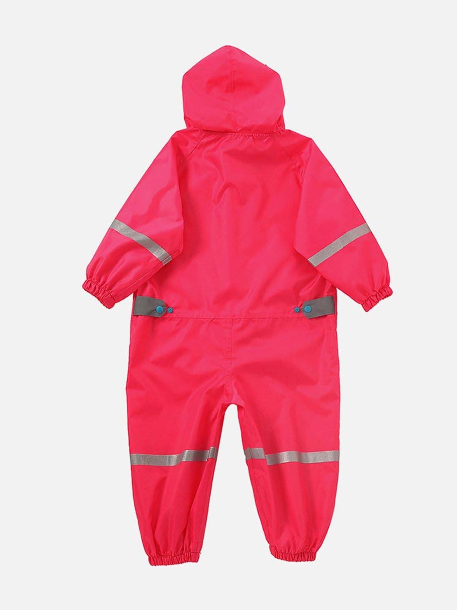 Little Surprise Box Kids Pink Printed Full Sleeves Raincoat