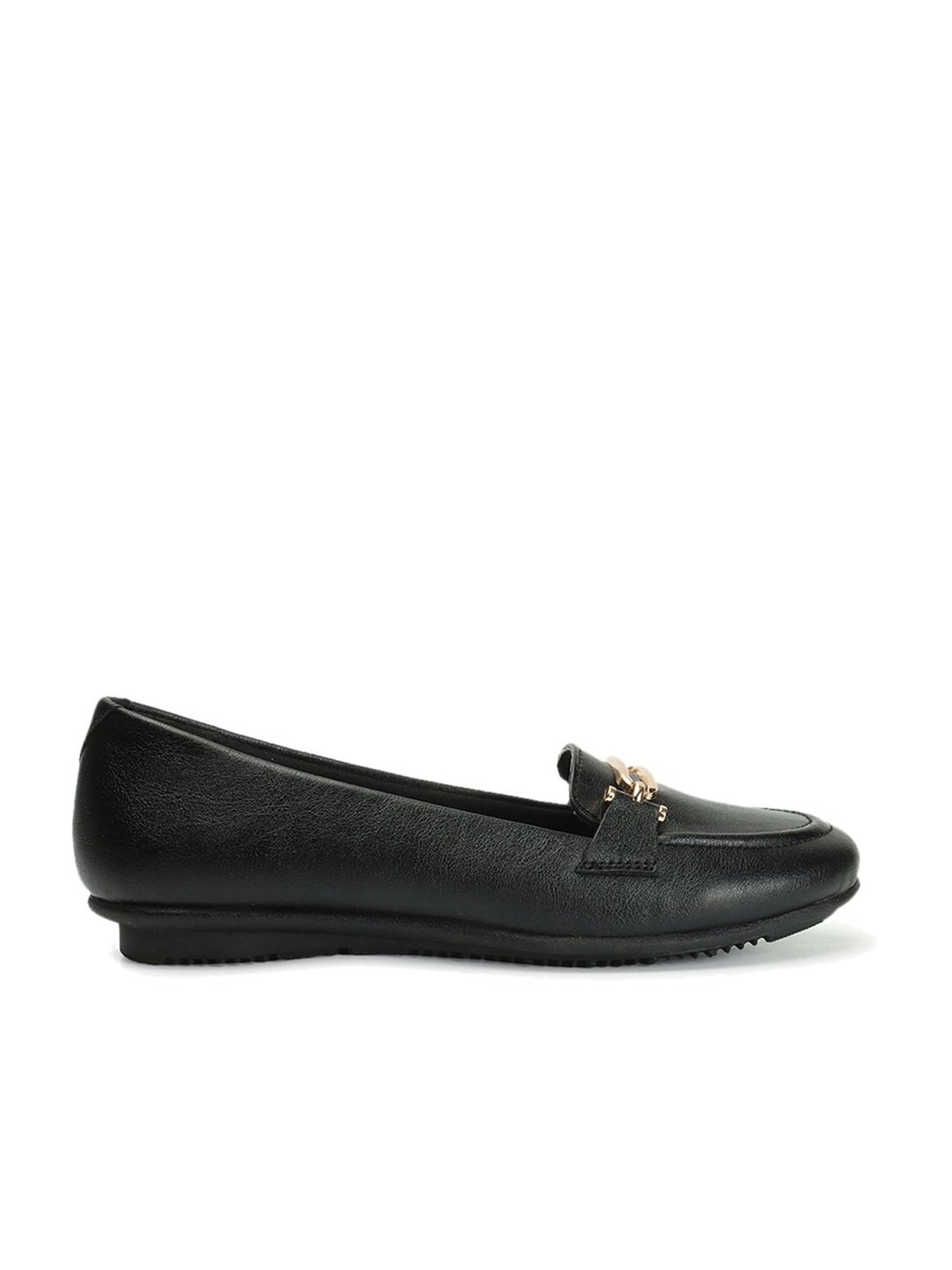 Elle Women's Black Flat Ballets