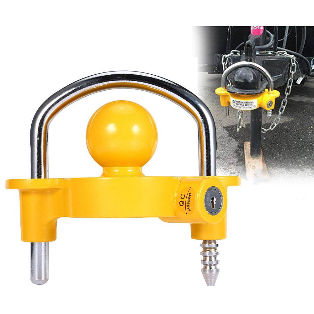 Heavy Duty Universal Coupler Hitch Trailer Lock fits 1-7/8"/2" and 2-5/16" Supe