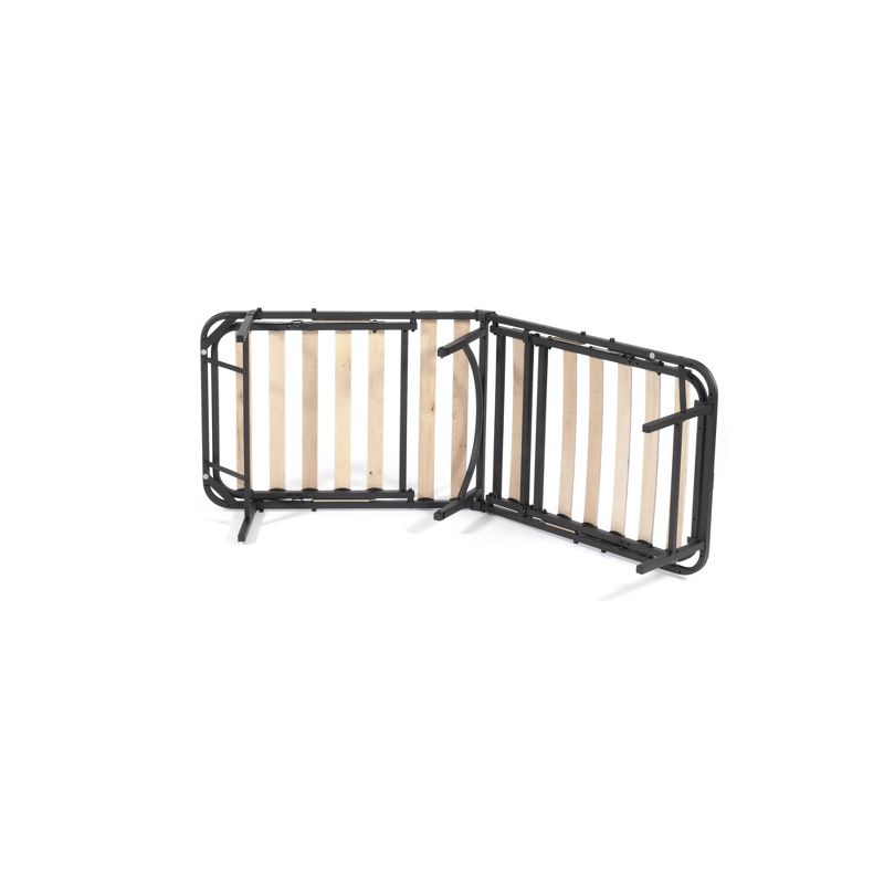 California King Wooden Slat Adjustable Head and Foot Bed Base Black - PragmaBed